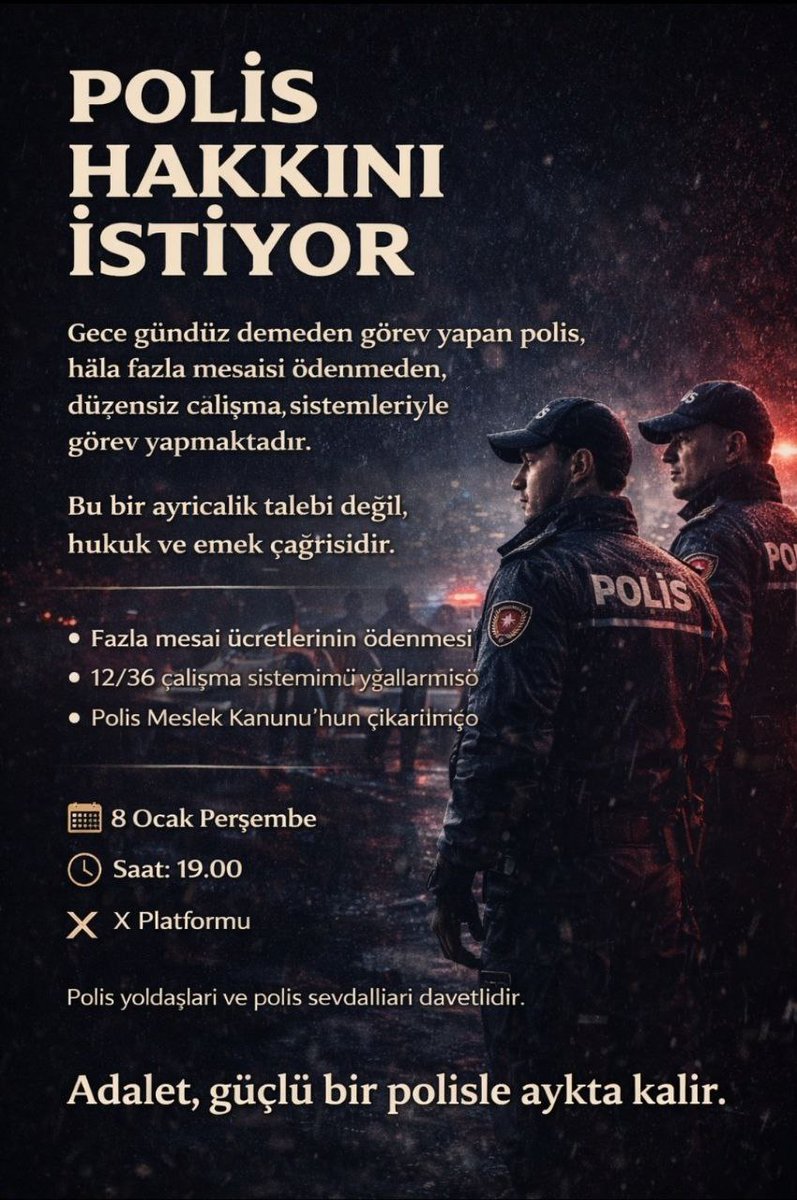 SerkanYARAR44's tweet image. Toplu sözleşmede gözardı edilmektir.
#PolisOlmak
