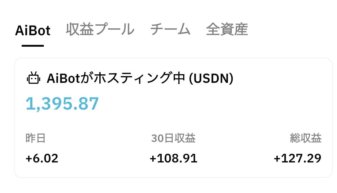 一日の収入が$6。少ない？複利で少しづつ増えるから、今ではなく、未来が楽しみ