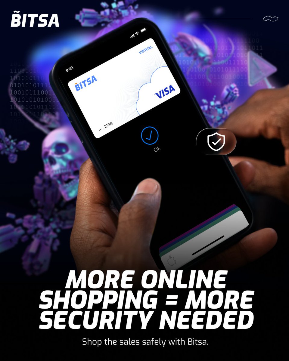 January sales shopping tip.

Use Bitsa. 💳

Load your budget → Shop safely.

Get your virtual card. 💜

#Bitsa #BitsaCard  #CryptoPayments #VISA #Fintech #PayYourWay #Sales