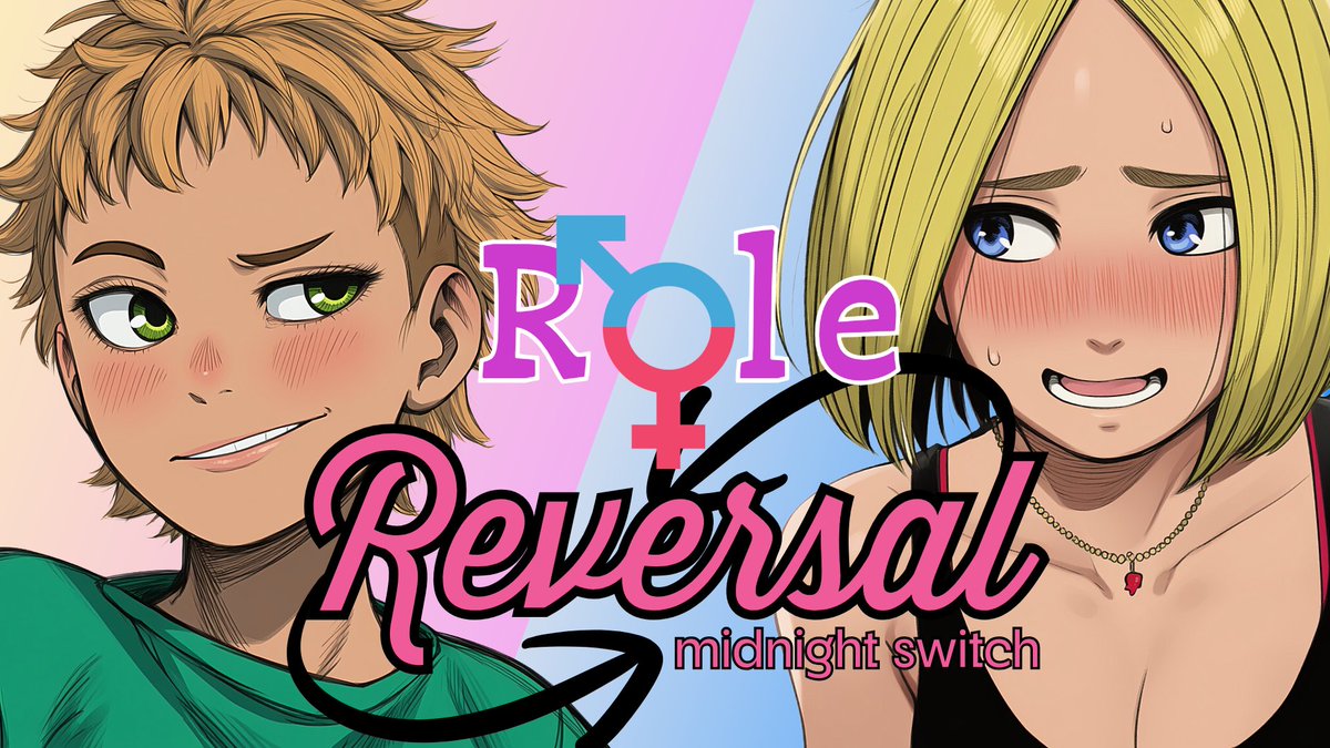 Theo becomes the sexy wife. Kaya becomes the hunky husband!
patreon.com/posts/role-rev… 
A soft NSFW Wholesome story of a couple who Gender Role Reverse to save their marriage!
#genderbend #genderswitch #genderswap #crossdressing #m2f #f2m #lifeswap #tgtf