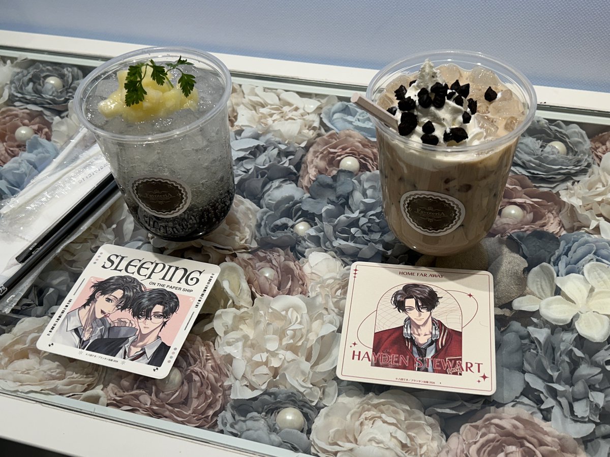 本日コラボカフェお邪魔してきました！店内に入った瞬間素敵空間すぎて