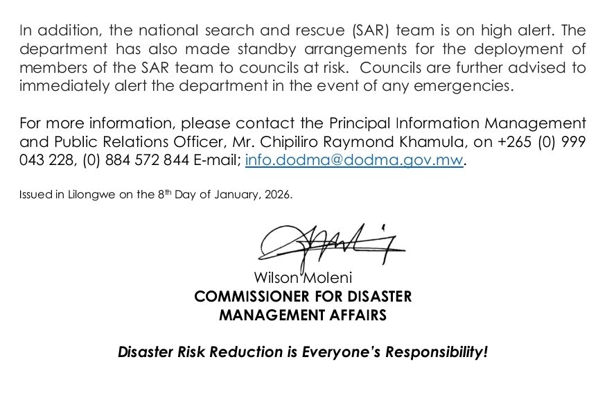 Department of Disaster Management Affairs-DoDMA tweet media