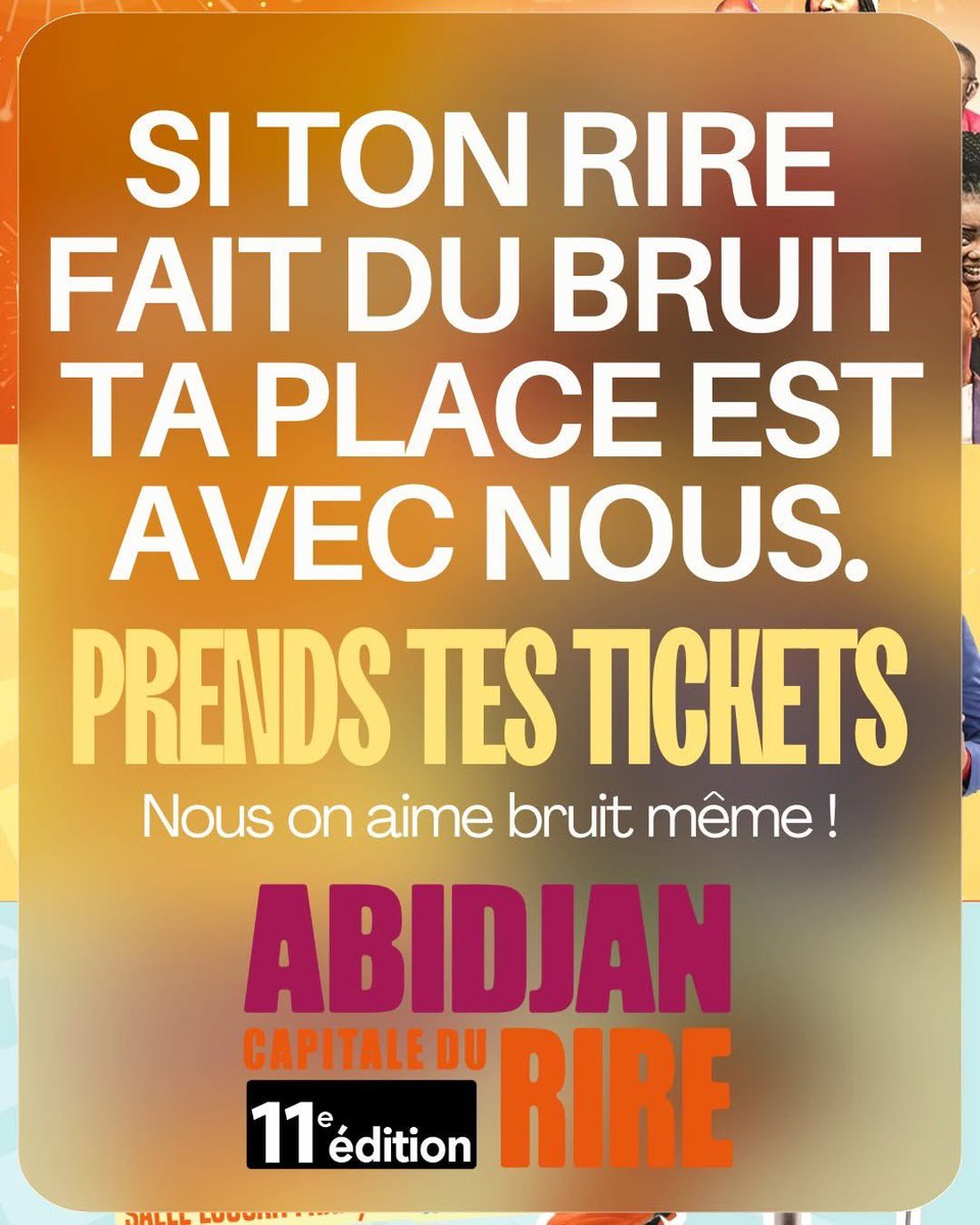 Du 13 au 15 février ta place est avec nous. Abidjan Capitale du Rire 11 est arrivé. Prends tes tickets : bit.ly/acr11LABATTLE