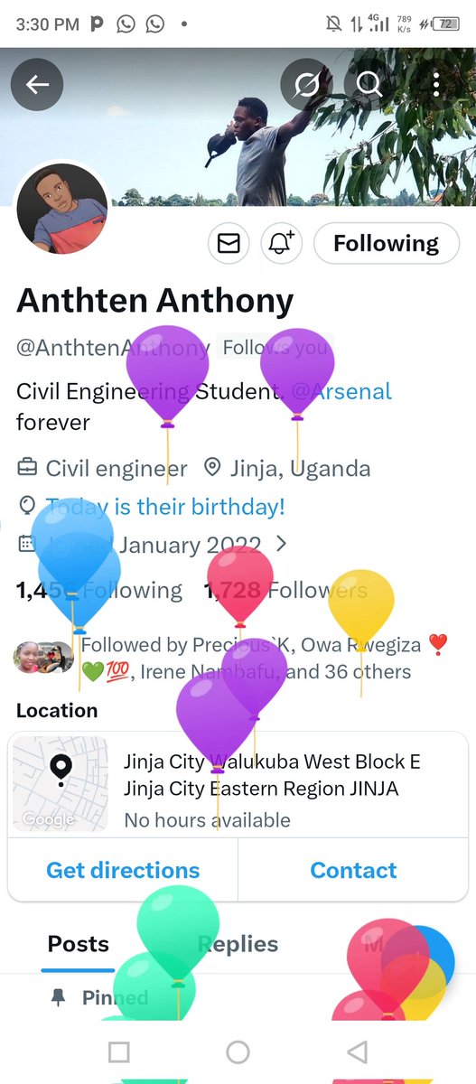 starworldwonder's tweet image. Happiest birthday 🎈🎂 my young bro @AnthtenAnthony , may you live longer to see a new Uganda next week ✍️🙏