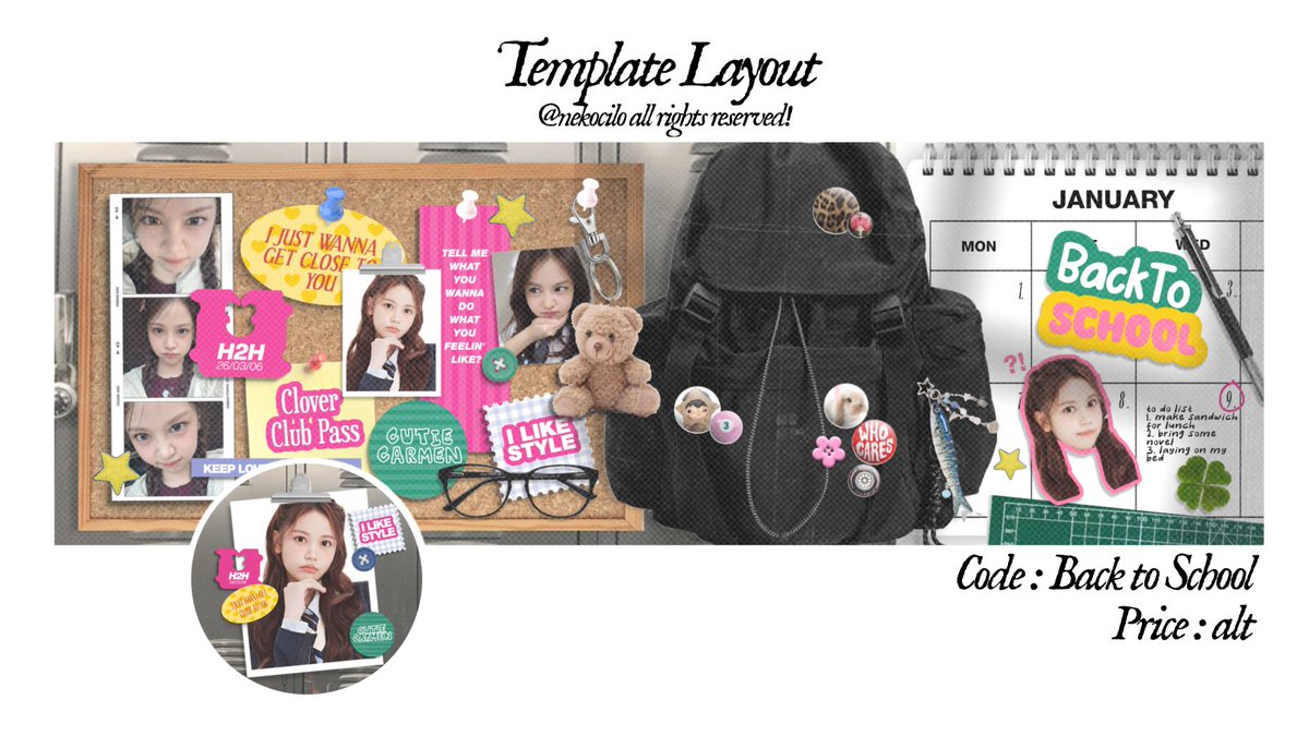 nekocilo's tweet image. Mind to Retweet?

Wassup!!! aku ada 4 template layout ipv di ibis yang bisa kalian take sekarang lewat DM yaw, untuk harga tertera di alt yaw, layout ufs bisa kalian bawa pulang jugaa, maaciw 🤍

#zonauang