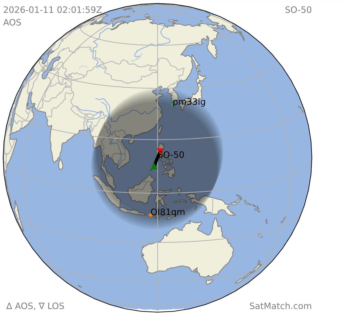 6K2LXK's tweet photo. @YD9IPB It's very far away😅 I think this satellite has the highest probability. Is it possible? https://t.co/5qkBGDnuyF