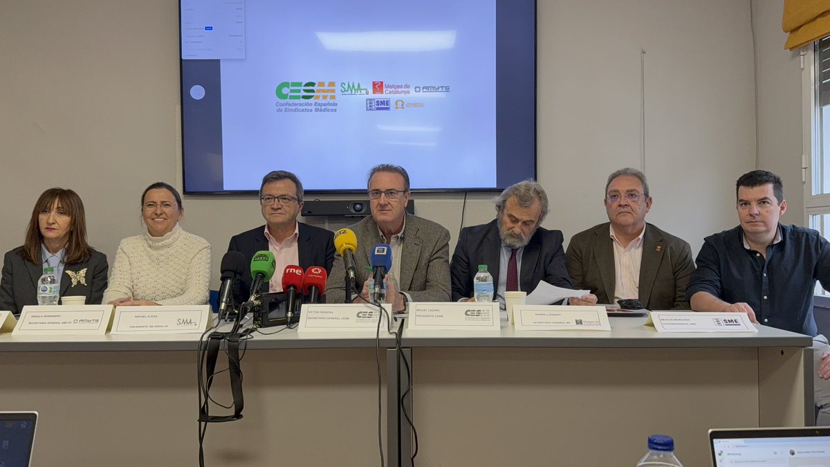 🚨 AVISO IMPORTANTE 🚨
Los principales sindicatos médicos del Estado acordamos intensificar el conflicto con movilizaciones de mayor calado y más contundentes que las ya empleadas.

📅 Hoy a las 16:00 h, reunión del comité de huelga para concretar fechas y próximos pasos.