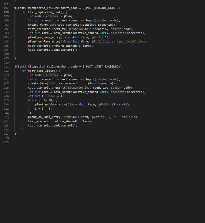 Day 21 / 21 #SuiChallenge COMPLETED! 🏆

Mission accomplished with 15/15 unit tests passing on my Farm Simulator! 🚀

Huge thanks to <a href="/merndevelop/">Eren.sui</a> for the support throughout this 21-day marathon. It was an amazing journey into #MoveLang and #Sui.

Ready for more! 🚜💨

#Sui #Web3