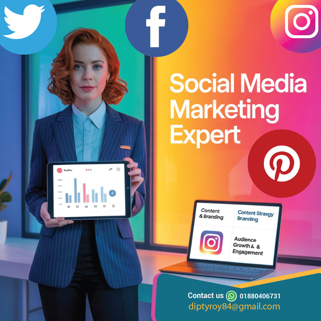 diptyroyb's tweet photo. Social media marketing expert
I am a professional Social Media Marketing Expert specializing in Facebook and Instagram marketing.
#socialmediamarketing #socialmediamarketingagency #digitalmarketer https://t.co/NxDvltgtaG