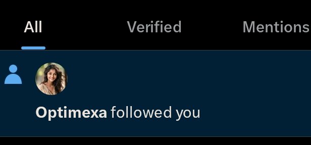 optimexa09's tweet image. Have you received this notification?