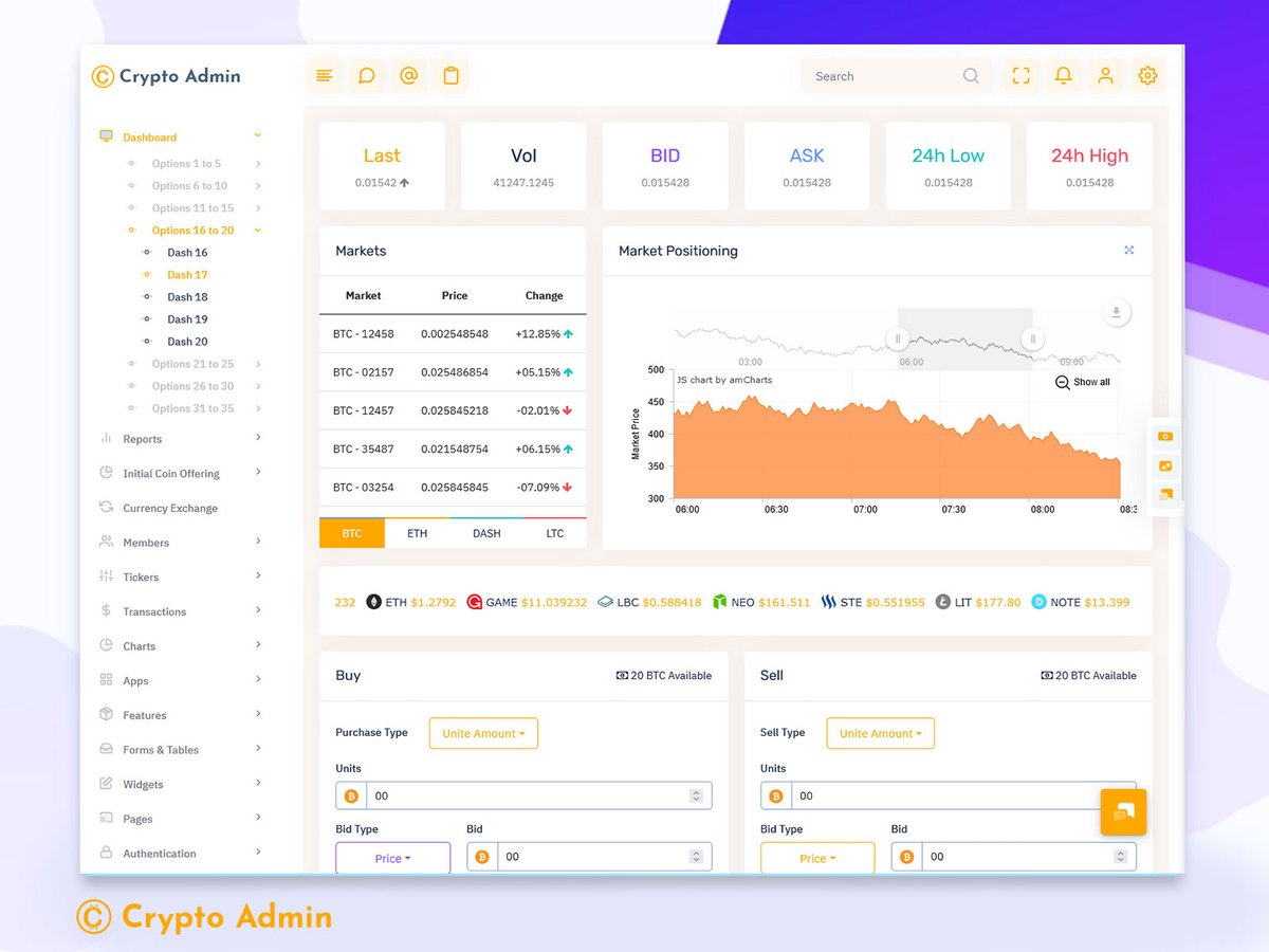 Bitcoin Admin Dashboard Template for Easy Crypto Management & Analytics .  Buy Now: https://t.co/83Ye2PJliB . #bitcoin #cryptodashboard #adminpanel  #bootstrap5 #dashboardtemplate #cryptomanagement #fintechdashboard  #responsiveui #analyticsdashboard ...