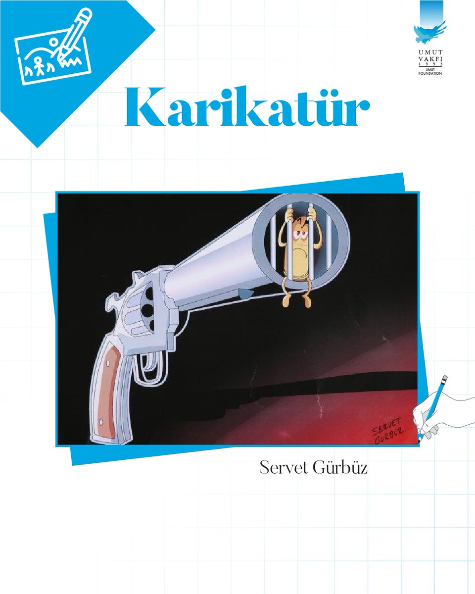 UmutVakfi's tweet image. 28 Eylül 2007 XIII. Bireysel Silahsızlanma Ödüllü
Servet Gürbüz eseri

#individualdisarmament #GunControl #contest #YaşamaHakTanıyın