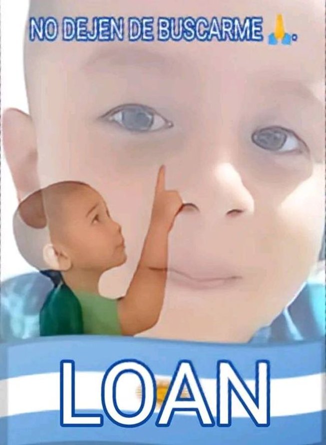 Loan querido, te seguimos buscando ❤️
1 año y seis meses desaparecido😢
Por favor, no dejemos nunca de compartirlo🙏

#LoanDaniloPeña #Corrientes #Argentina