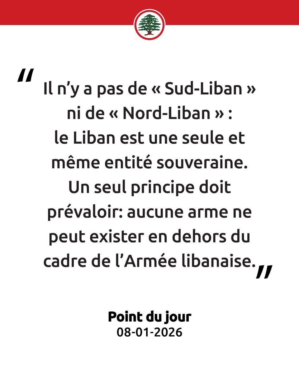 Forces Libanaises - France tweet media