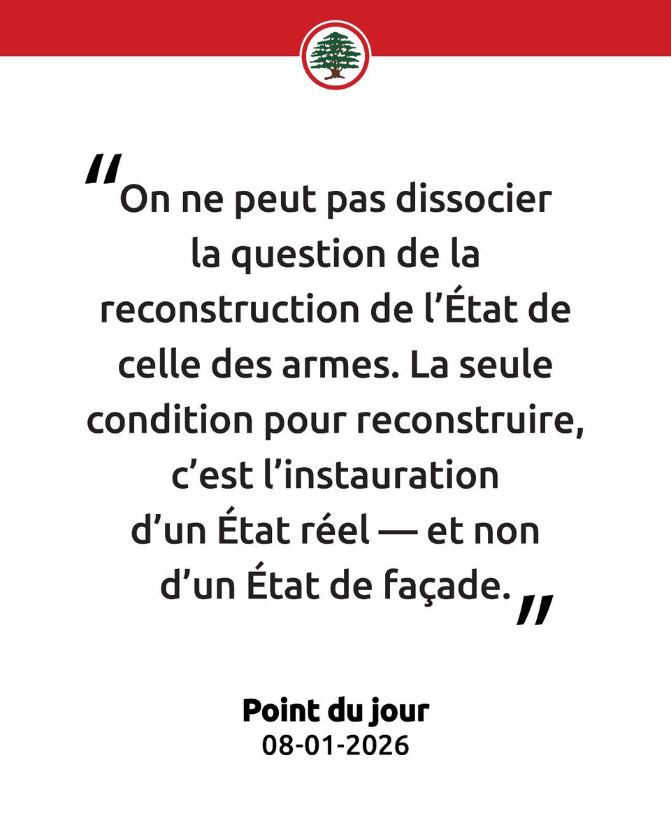 Forces Libanaises - France tweet media