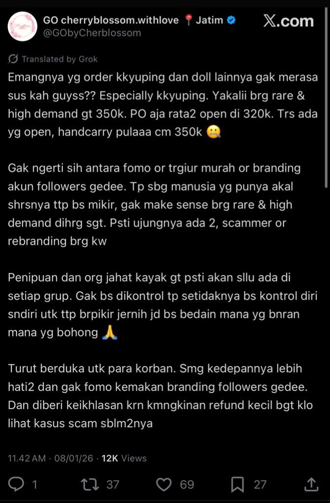 yes im talking about YOU <a href="/GObyCherblossom/">GO cherryblossom.withlove 📍Jatim</a>. sekelas GO gede ngepost begini aja udah aneh sih.. GO loh??? ngetik “manusia yg punya akal shrsnya ttp bs mikir” ke korban penipuan..??? aneh banget. ga ada yg minta nasehat dari kamu jg deh kak? mind your own business instead of