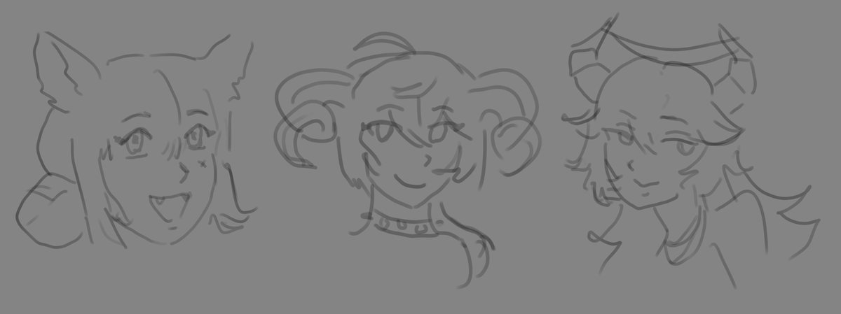 Tried drawing with my left hand while my right one is still recovering.

I apologize to <a href="/AlleriaRosett/">🇬🇧|| Alleria Rosett 💀🥀|| Stinky Cat Witch</a> , <a href="/pixiliciousbeat/">🔞Pixilicious🧚‍♀️🍃🍄 ❦Variety Vtuber❦Enby</a> and <a href="/NexseliaVT/">Nexselia 👑❣️The Goddess of Ruin</a> for being unfortunate victims in this experiment.