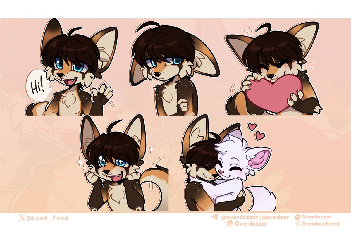 Stickers cmm for <a href="/Lood_Food/">Lewd Food</a> 
✨
#furry #commission #stickers