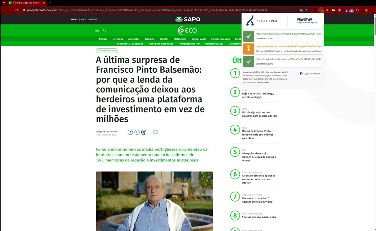 Cryptocurrency Investment #Scam targeting @sapo and 🇵🇹 users  /possiblelizard.info /goodpolitecathedral.com @usesav @usesavHelp please  revoke them @malwrhunterteam @JAMESWT_WT @dubstard @YourAnonRiots @andsyn1  @UK_Daniel_Card