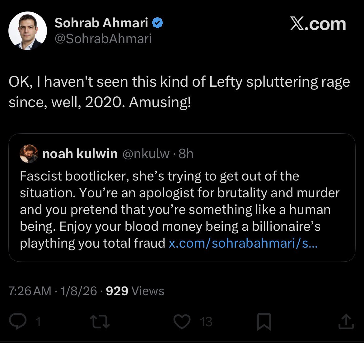 nkulw's tweet image. Somebody tell this insect who followed me until recently that he should climb under an ICE car and let it roll over him if he thinks what happened in that video was justified