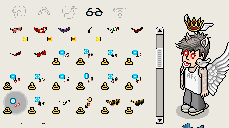 𝐌𝐄𝐆𝐀 𝐀𝐓𝐔𝐀𝐋𝐈𝐙𝐀𝐂𝐀𝐎 𝐍𝐎𝐒 𝐕𝐈𝐒𝐔𝐀𝐈𝐒

O <a href="/Habbo/">Habbo</a> acabou de liberar os itens bônus das coleções de recompensas do colecionador, entre eles uma nova coroa com movimento e vários tipos de olhos coloridos.

A novidade é que os olhos foram alocados na aba de "ÓCULOS",