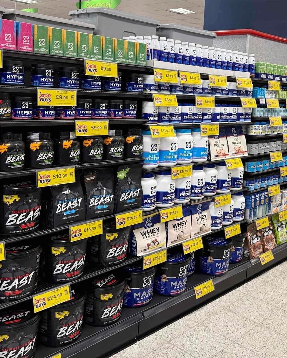 Have you checked out the Extreme Fitness Event in Home Bargains yet? You’ll find the best sports and nutrition brands at unbeatable prices 🤩
They have everything you need to help you reach your fitness goals 🚴