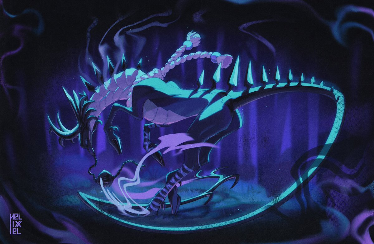 Helixel's tweet image. A little thing of Rook - my Fowldyr