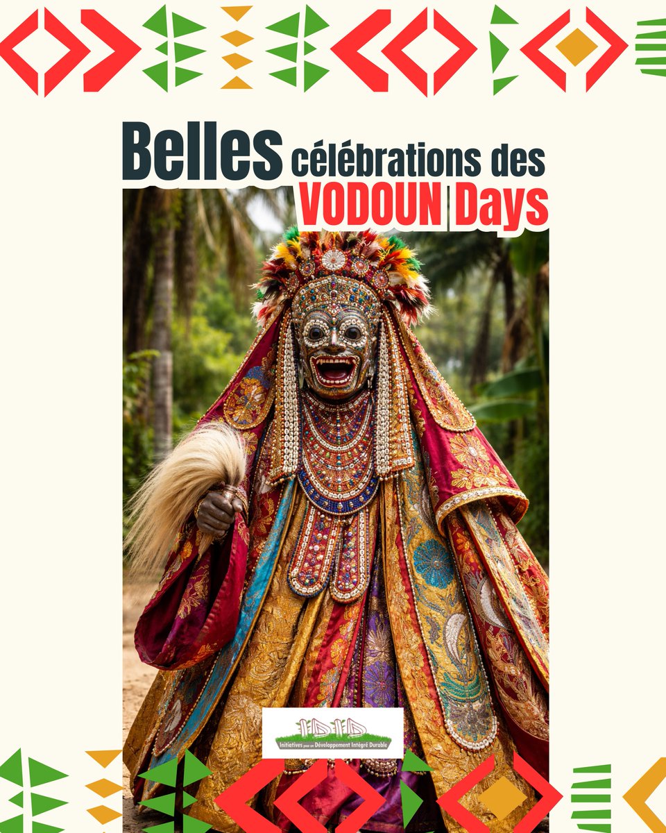 Bonne célébration de la Fête du Vodun à toutes et à tous.
#FêteDuVodun2026 #Bénin #FiersDeNosRacines #CultureEtDignité #IDIDONG #PatrimoineCulturel