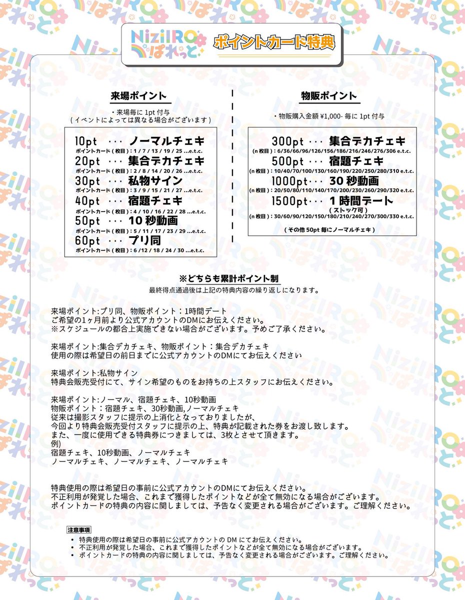 Onephony 特典券 20枚セット 🌈特典会のお知らせ🎨】 明日のBand-Set単独LIVEにて特典会へご参加