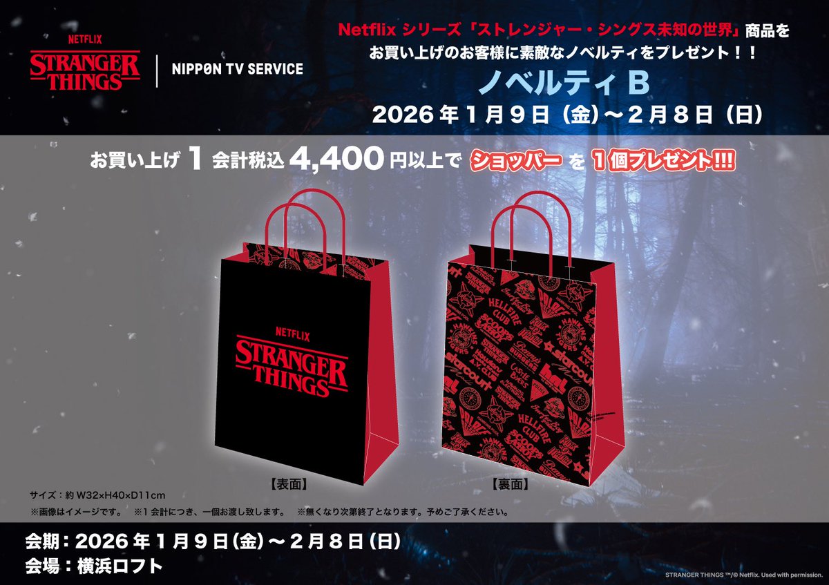 ◇NETFLIXシリーズ「ストレンジャー・シングス 未知の世界 」 LIMITED