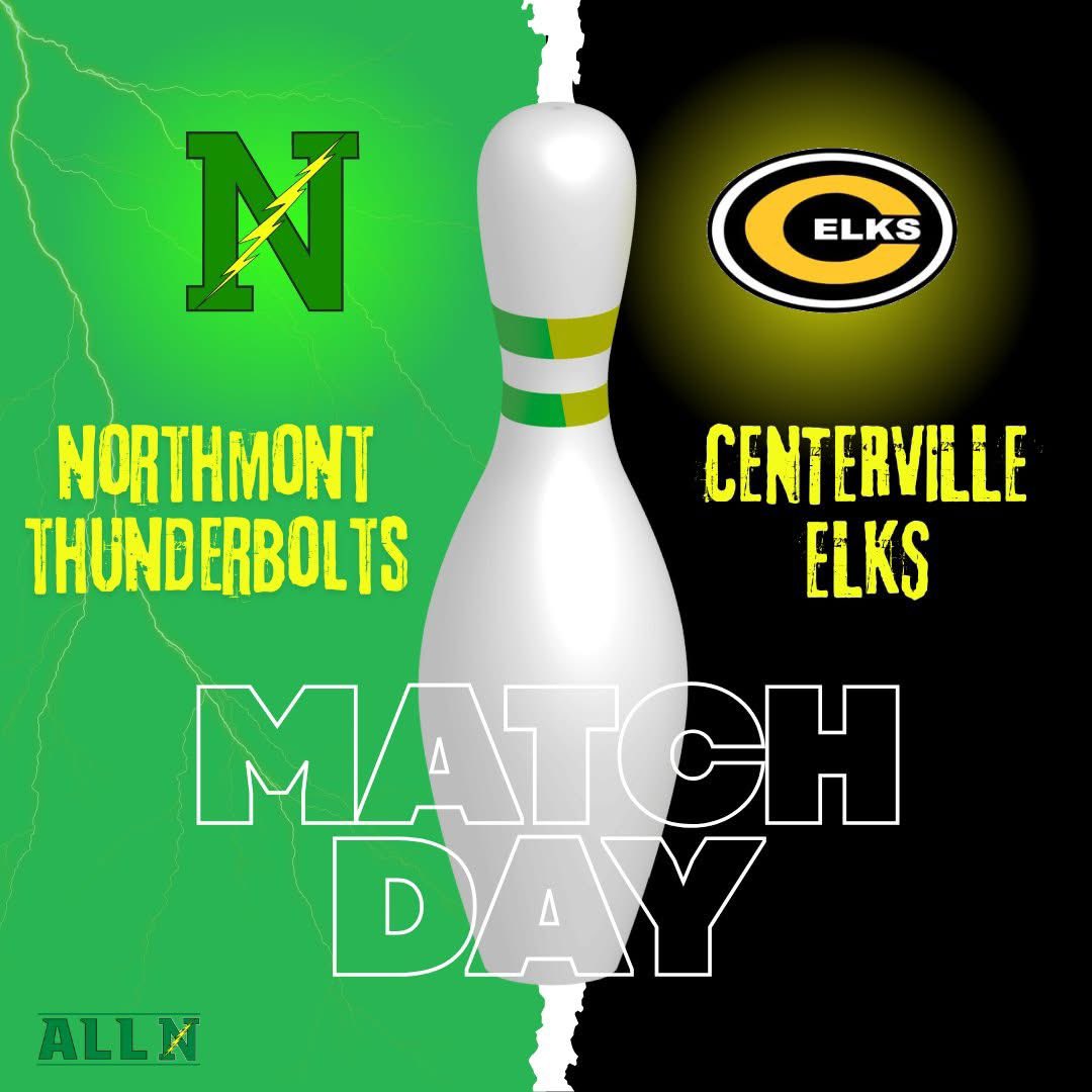 Match Day!
Your Northmont Thunderbolts⚡️travel to Poelking South Lanes to take on the Centerville Elks today. 
Pins start falling @ 4:00.
Let’s Roll⚡️🎳
#bolts2day #bolts4life #NorthmontThunderbolts #ALLN #BOLTS #GWOC