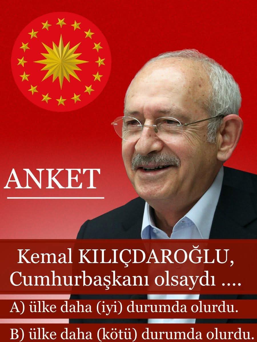 Kemal Kılıçdaroğlu Cumhurbaşkanı olsaydı...

A) ülke daha iyi durumda olurdu.

B) ülke daha kötü durumda olurdu.

<a href="/kilicdarogluk/">Kemal Kılıçdaroğlu</a>  ANKET