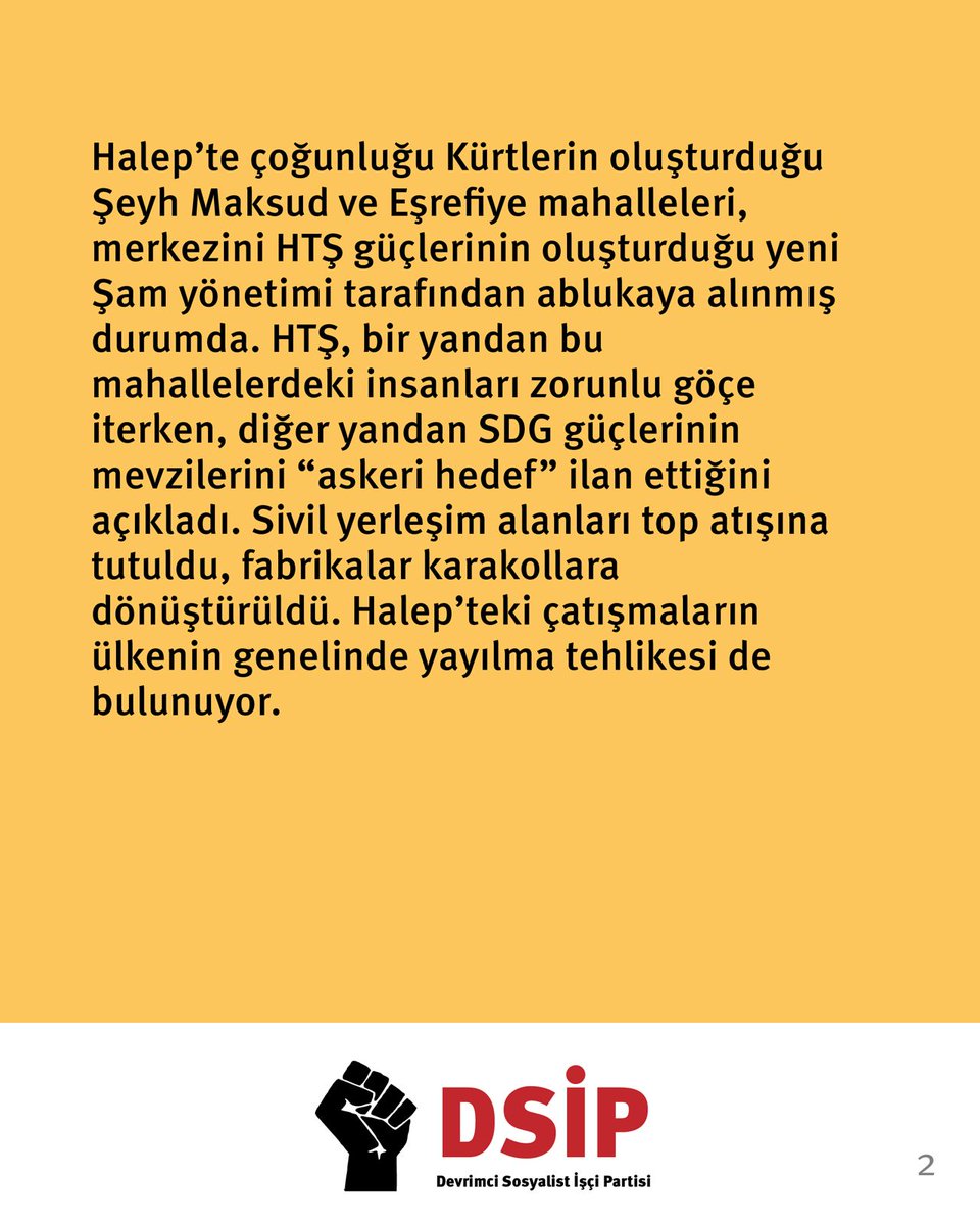 dsip___'s tweet image. Halep’te Kürtlere saldırıya son!

Savaşa hayır, barış hemen şimdi!
