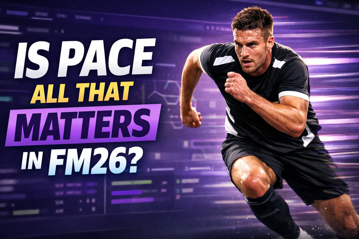 nocontextfm1's tweet image. 🚨 Finding out if PACE is all that matters in Football Manager 2026... 👀
