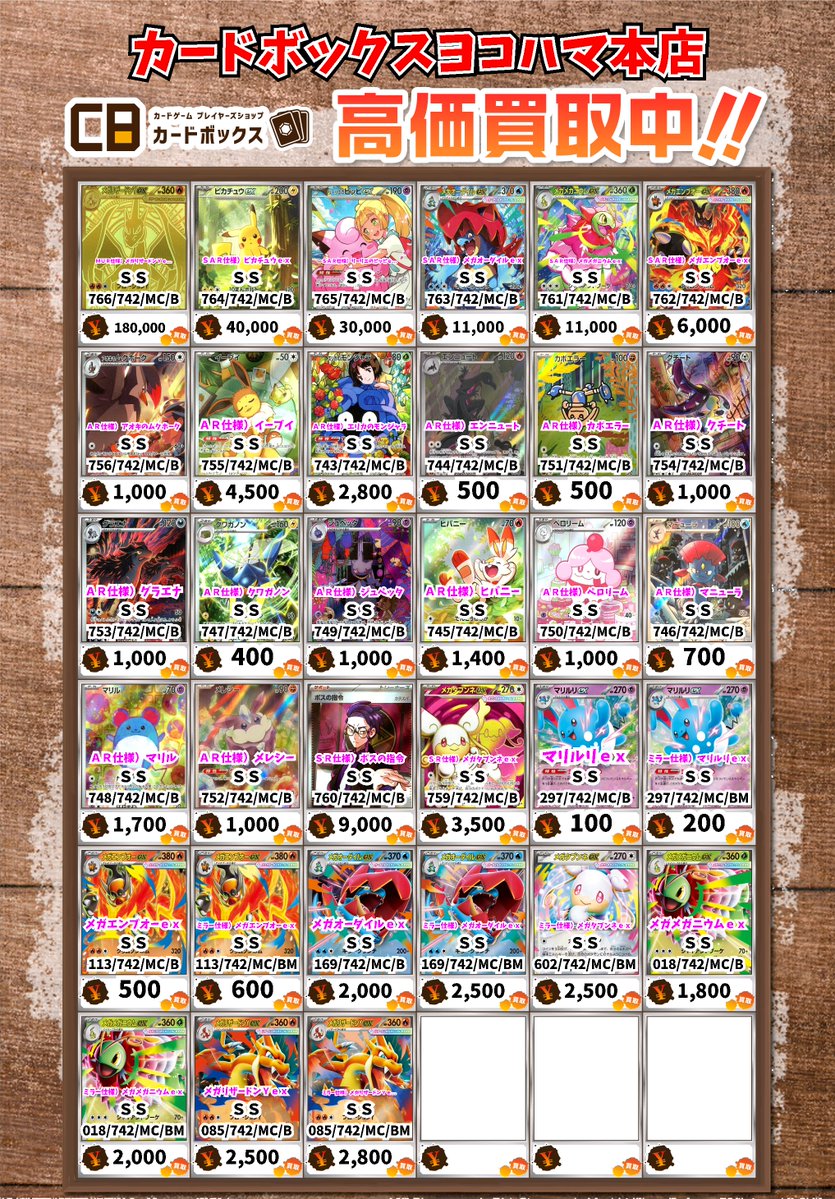 ⚡ポケモンカード買取情報⚡ MUR仕様）メガリザードンYex SS