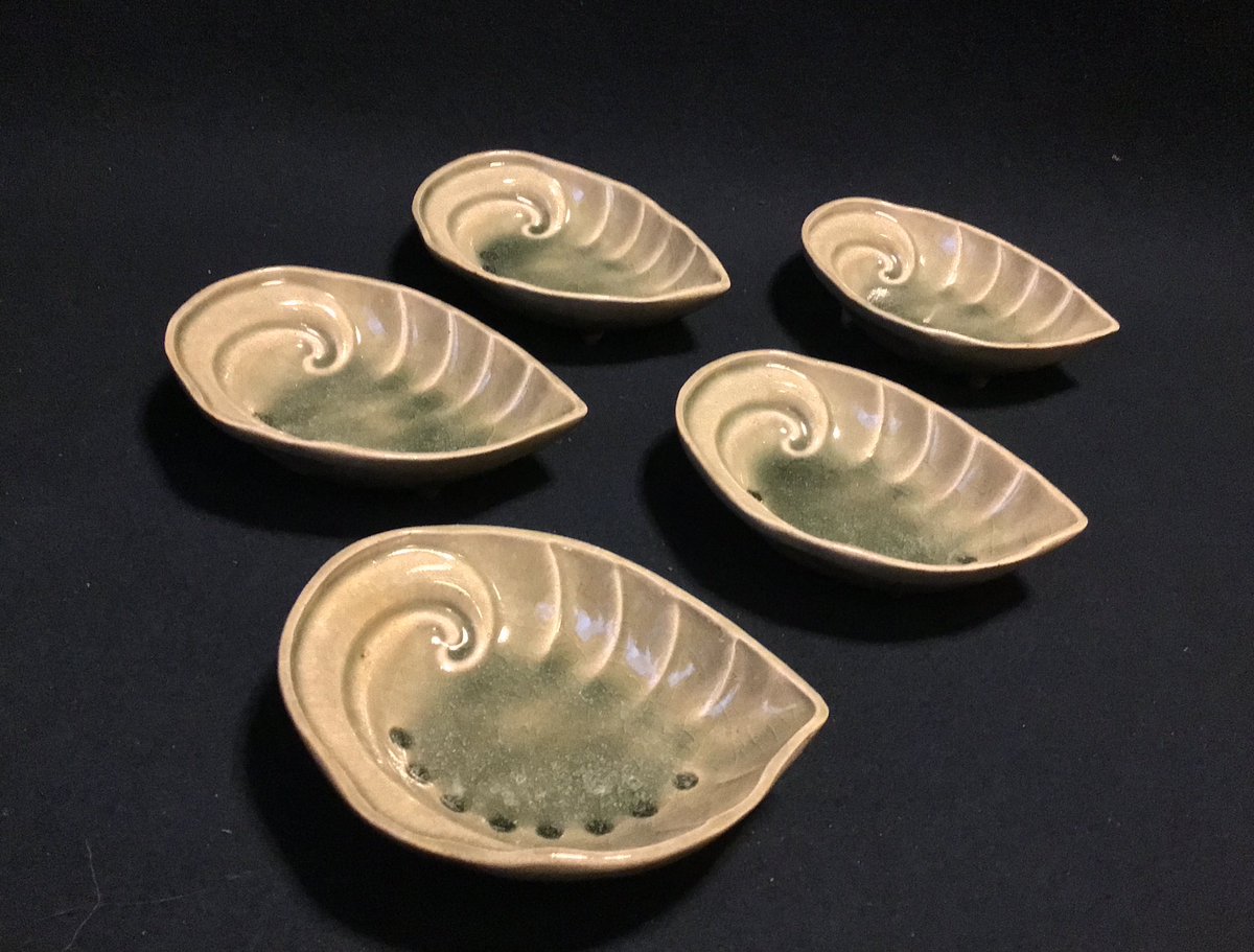 美濃 御深井 向付　安洞雅彦　5客 皿 美濃 御深井 向付 安洞雅彦 5客 皿 - 食器最 安 価格