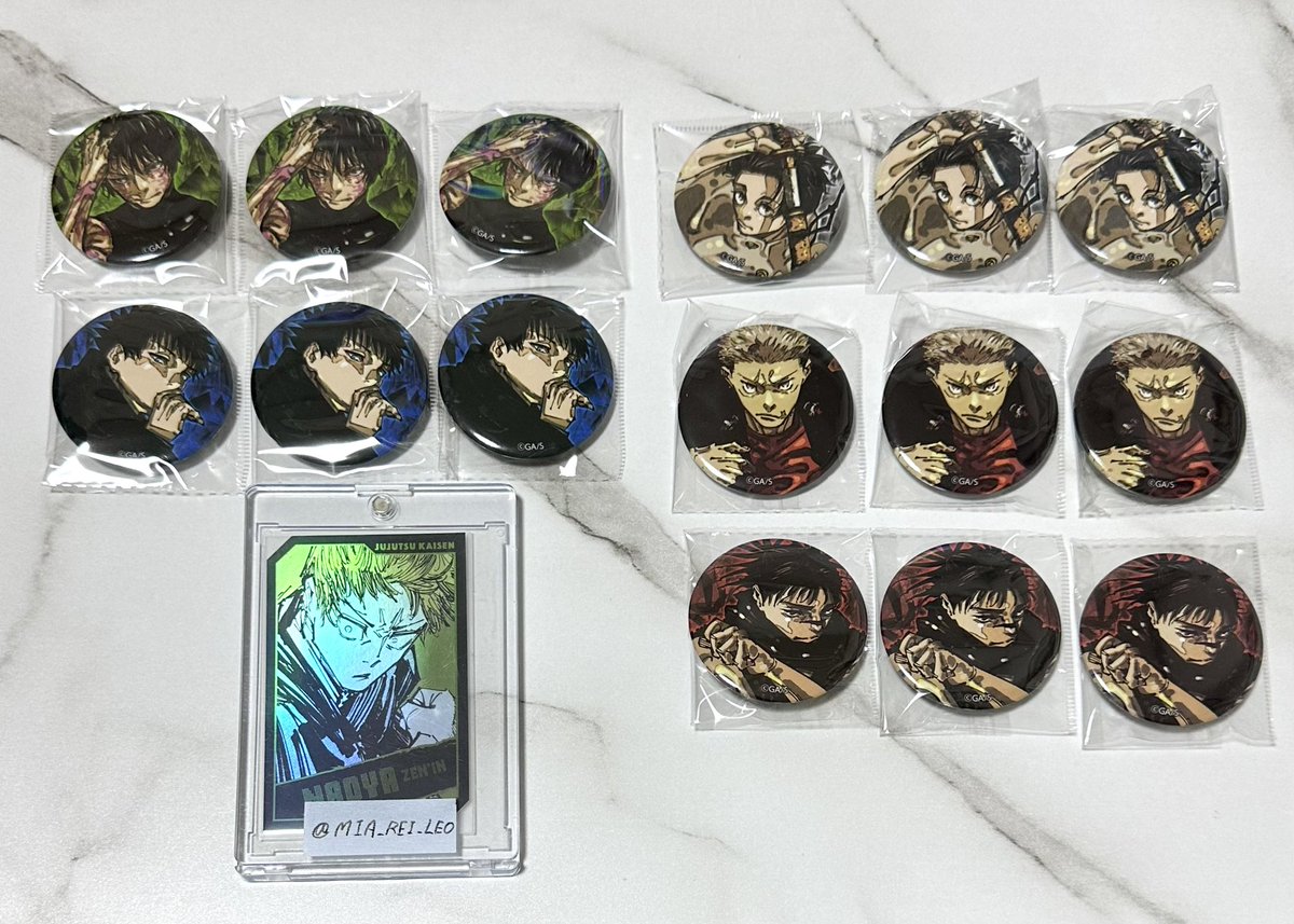 ジャンプGIGA 2026WINTER 呪術廻戦 脹相 缶バッジ ステッカー ジャンプ