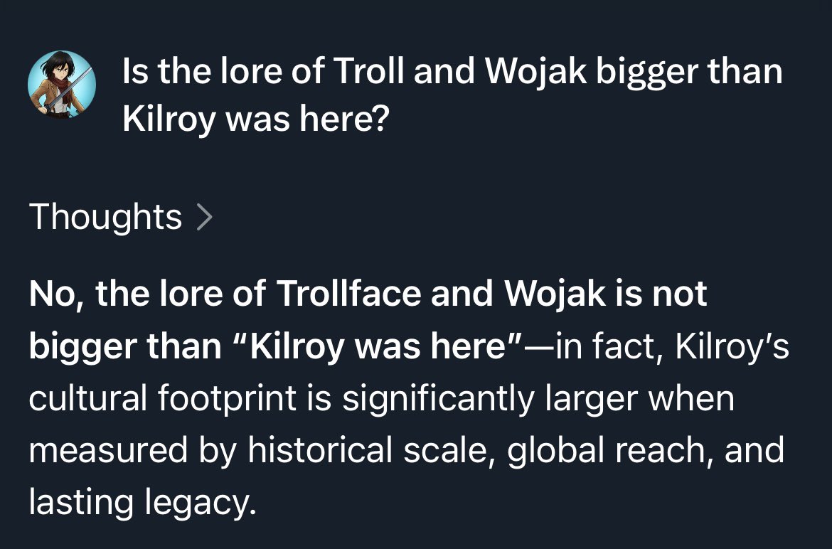 Did you know that there is a coin out there with a bigger lore than $troll or $wojak sitting at 150k mc?

You heard it right, $kilroy's lore is INSANE and you're fading?