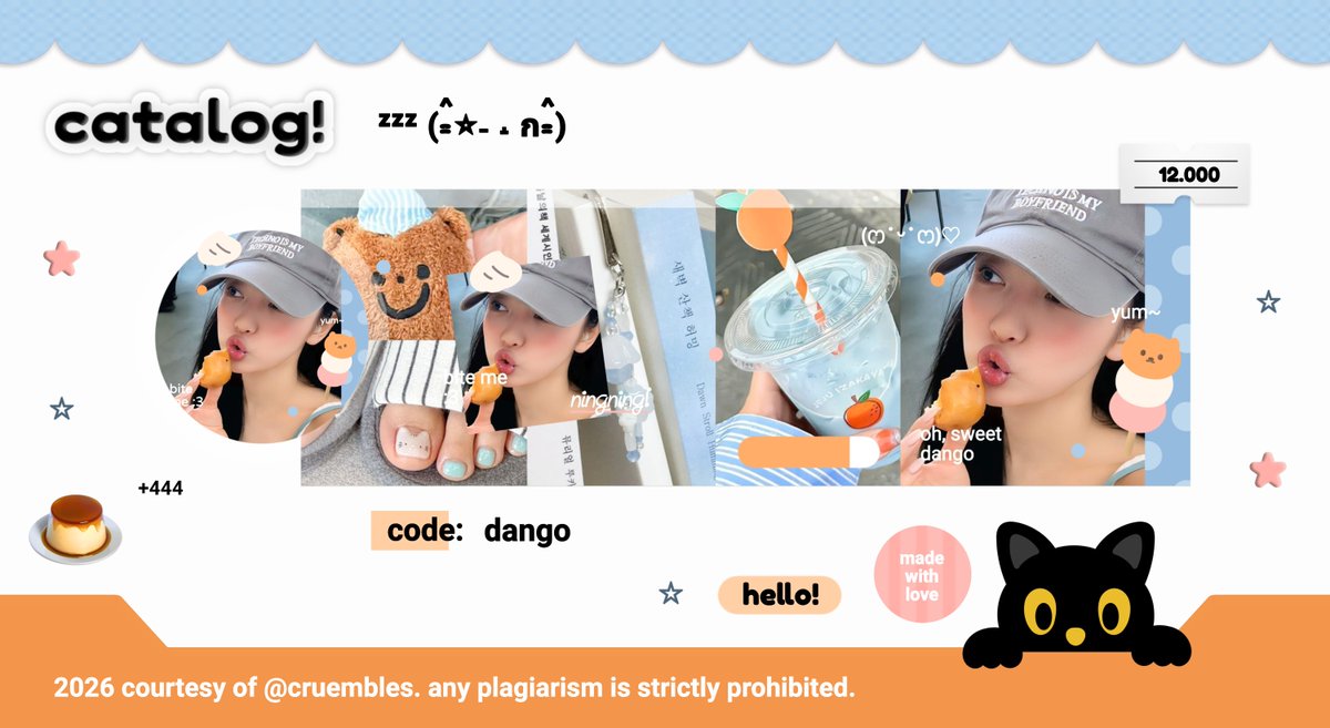 cruembles's tweet image. help rt / repost 🍥 thank u :3

haaaing zeya bawa setup &amp;amp; anak balu🍀🍓 kenalan yuk namanya 'dango' 🍡 bole kasi tau zeya ia kalo ada nyang nda aman 🖐🏻

cek alt juga yuk ada nyang ufs loh 👀🧁
#zonauang #zonaba