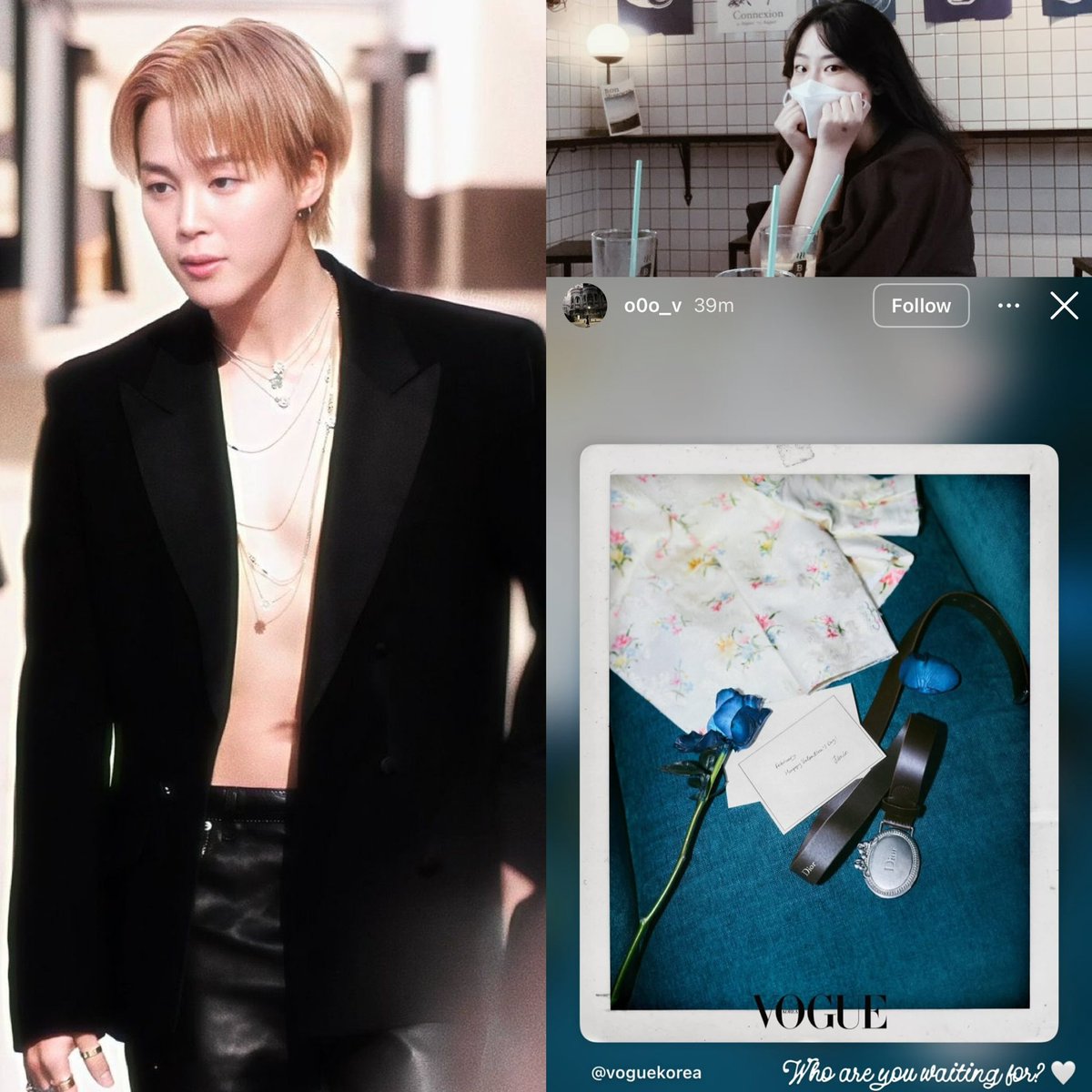 cocojm_ot7's tweet image. OMGGG 😳😭

Dior South Korea’s fashion PR @/o0o_v has shared a new Instagram story announcing Jimin’s upcoming feature in Vogue. 🔥 

🗣️: who are you waiting for ? 🤍

JIMIN FOR VOGUE
JIMIN IS COMING
#JIMINxDIOR