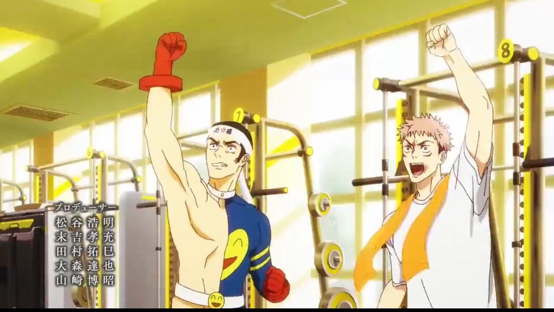 BirdYoru's tweet image. Yuji and his stepfather in the opening!