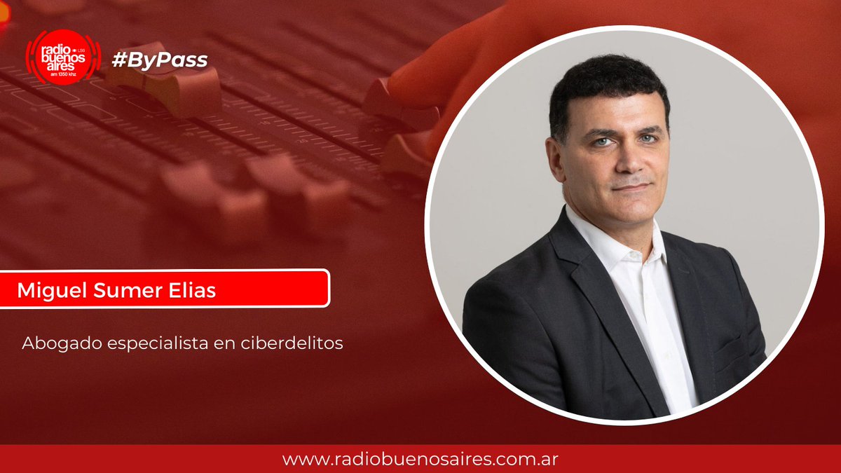 💸Estafa en Chile: más de 200 turistas argentinos afectados

🎙️<a href="/sumerelias/">Miguel Sumer Elías</a>, abogado especialista en ciberdelitos

📻#ByPass #AM1350