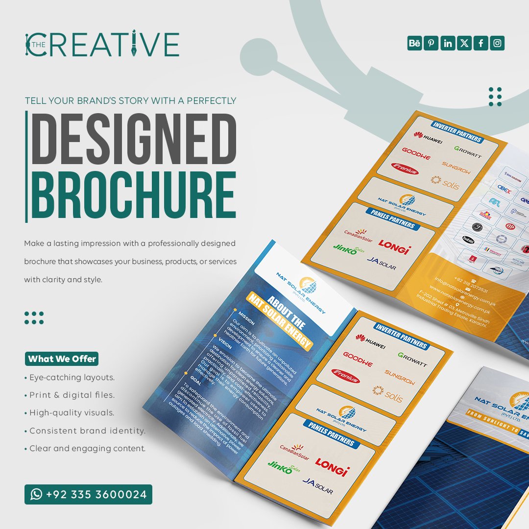 thecreativepk's tweet photo. Looking for High-Impact Brochure Design for Your Brand?

We design high-impact brochures that strengthen your brand and communicate your value clearly.

Contact us today.
thecreative.here@gmail.com

#BrochureDesign #GraphicDesign #BrandIdentity #BusinessBranding

#TheCreative https://t.co/RMe49Dcjgs