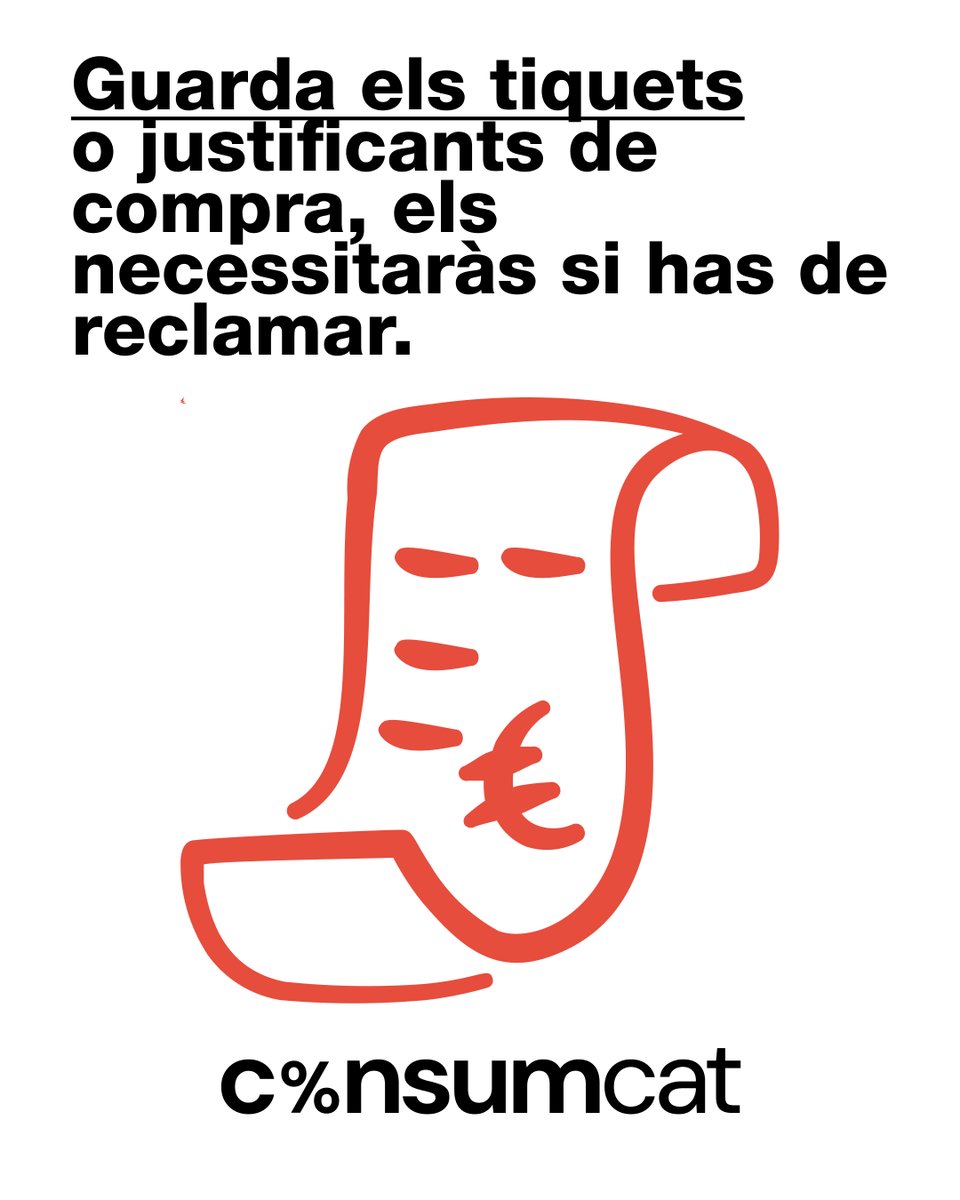 🛒 Les #rebaixes ja són aquí, però atenció! Tant si compres per internet com en botigues físiques, els productes han de tenir la mateixa qualitat i garantia que quan no estaven rebaixats.

➕️info a consum.gencat.cat