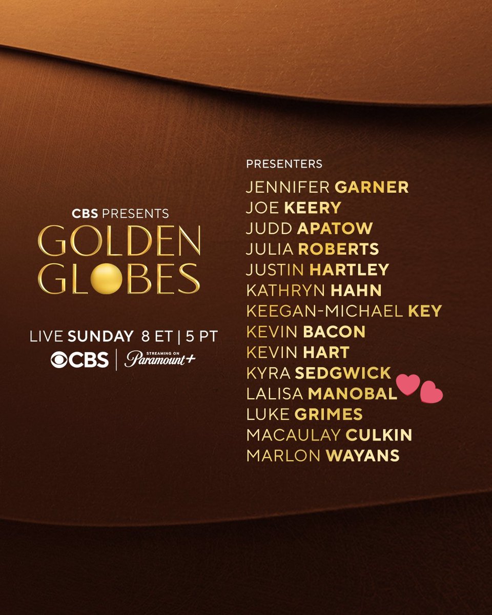 ลิลลี่ไม่ต้องนั่งลุ้นกันแล้วว่าไปหรือไป เพราะเจ้าของงานมาประกาศพร้อมคอนเฟริ์มแล้วว่า LALISA MANOBAL จะเป็นผู้ประกาศรางวัลในงานนี้อีกด้วย ลูกเรามันเริ่ดจังว้าา

#LISA <a href="/wearelloud/">LLOUD</a>
#GoldenGlobes