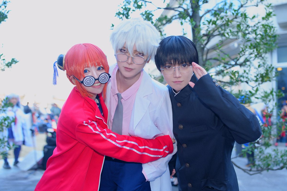 cos/コスプレ】 銀魂 3年Z組 銀八先生 🍭 銀八 : @sr115247 新八