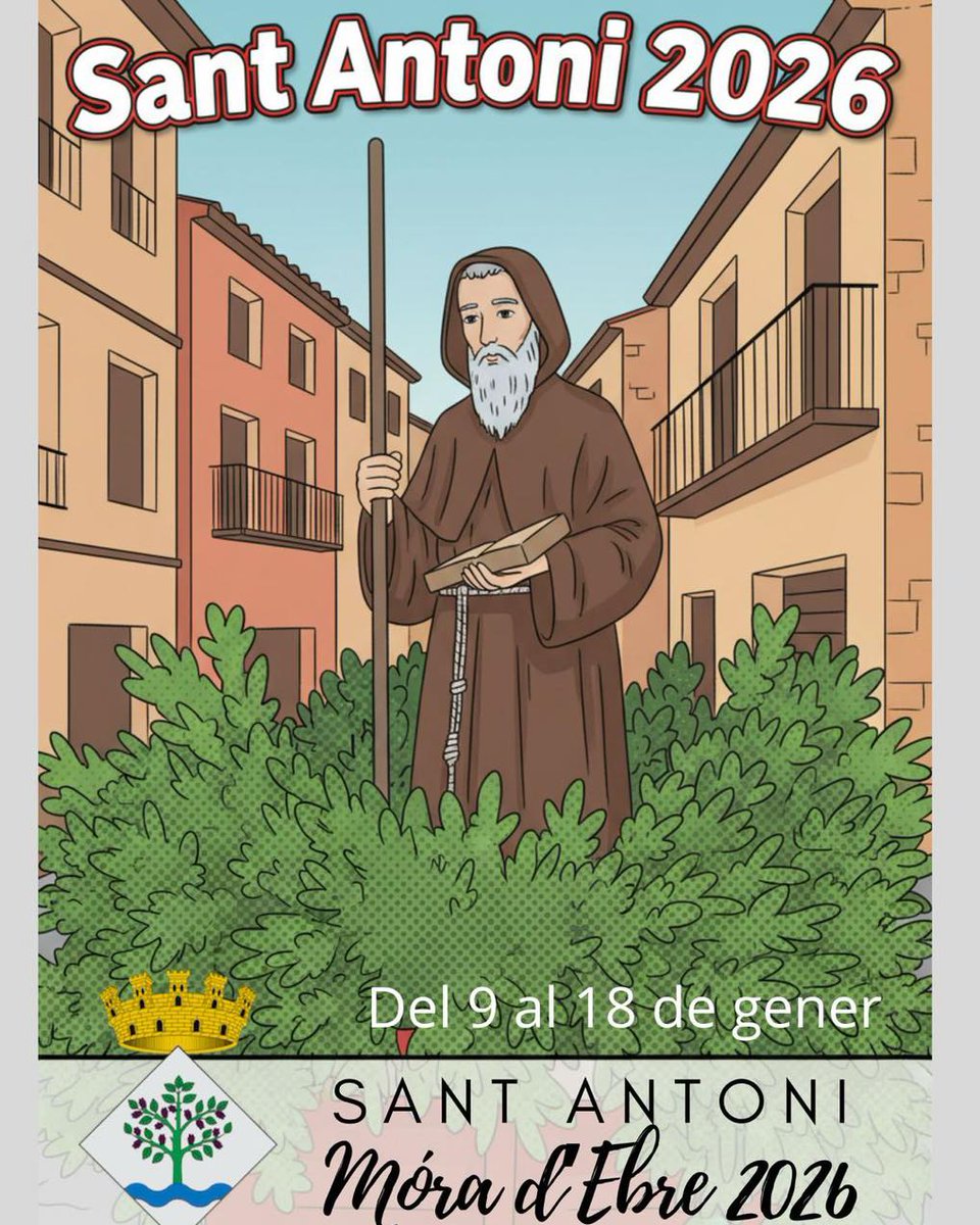 terresebretur's tweet photo. 🎉 Ja heu consultat el programa de la Festa Major d'Hivern de Sant Antoni a Móra d'Ebre? 🔥

🔔 Fins al 18 de gener, cultura, tradició, música i activitats per a totes les edats ompliran els carrers del poble!

Més info 👉 https://t.co/JCKZEt4tj7

#TerresdelEbre @moradebre https://t.co/NFD3pzMrHx