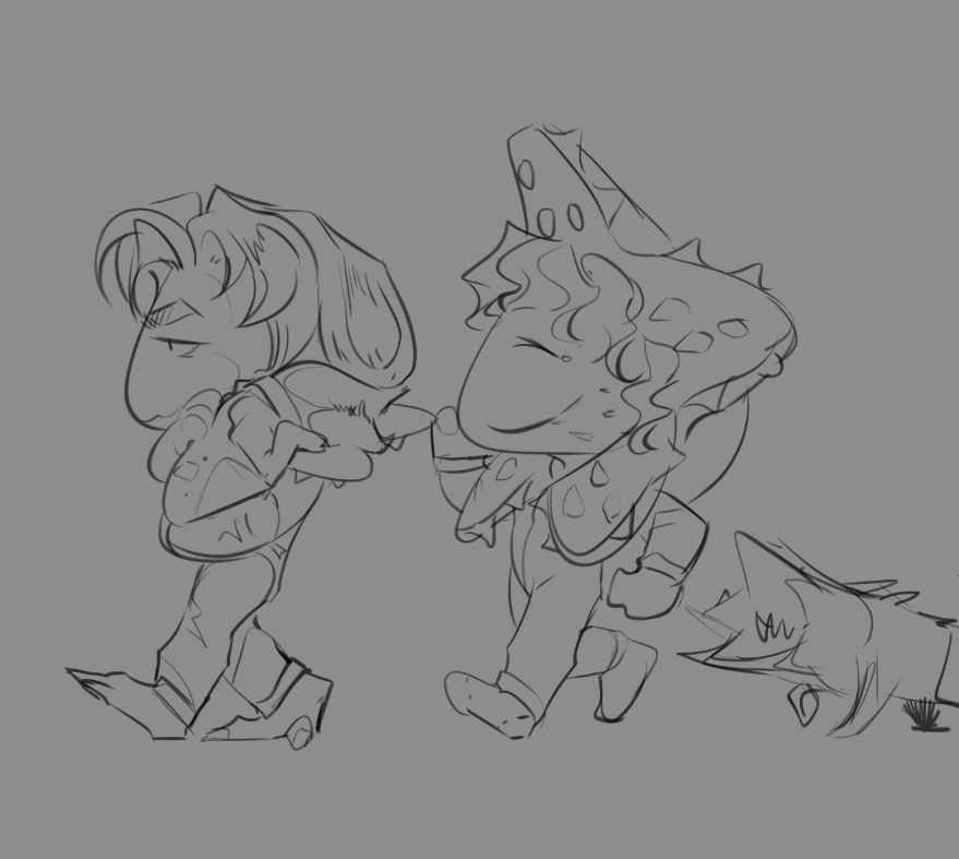 drawing a happy family 
wip