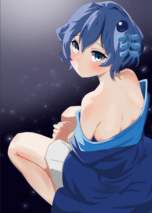 漫画見直してたら不安になるぐらい背中見えてたから描いたピルルクたん 