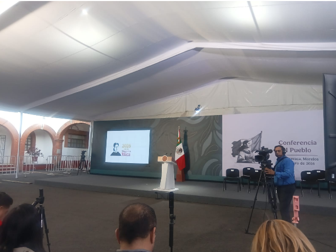 En unos minutos se llevará a cabo la conferencia de prensa mañanera que ofrece la presidenta Claudia Sheinbaum en la ciudad de Cuernavaca, Morelos, desde la zona militar.